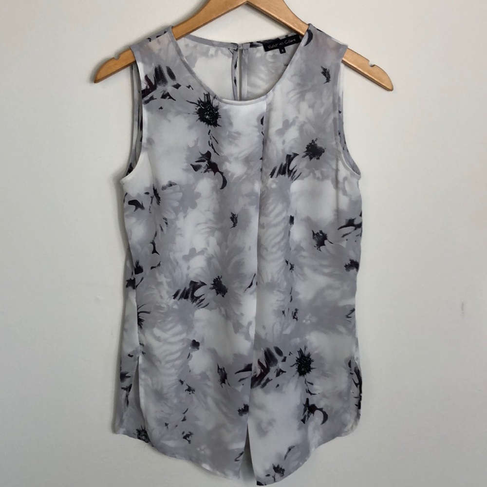 Floral sleeveless top size small - Picture 1 of 8